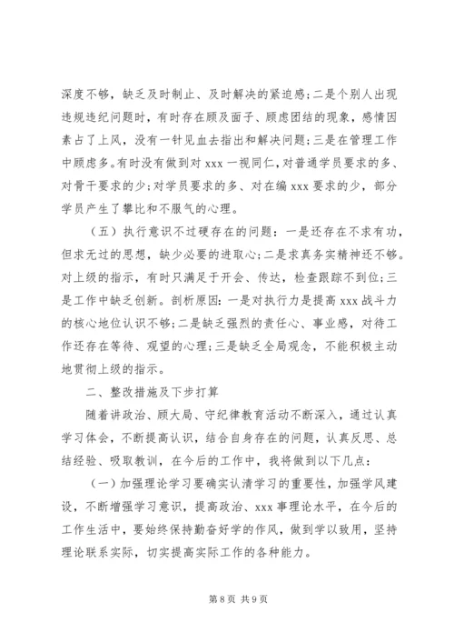 守纪律讲规矩党性分析范文.docx