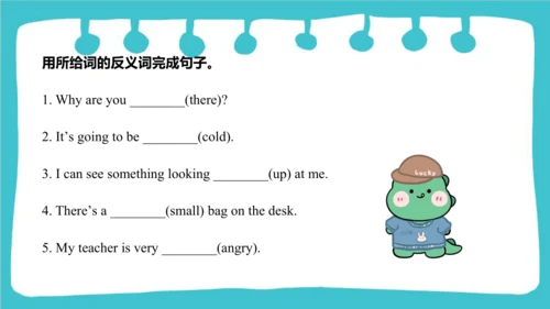 Module 8 Unit 2  Why are you wearing a hat  课件(共39