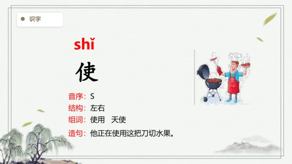 【2024秋季学期教材】语文二上24.  风娃娃   生字识记课件