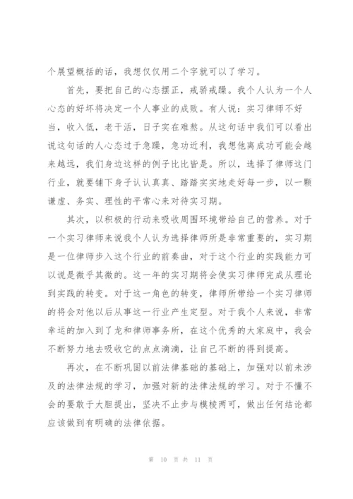 律师个人工作总结.docx