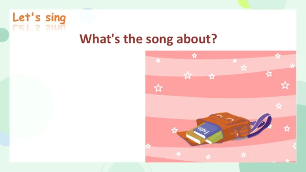 Unit 2 My schoolbag-Story time（课件）-2024-2025学年人教PE