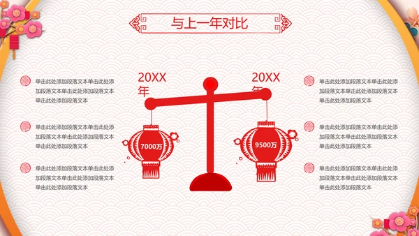 剪纸2019新年计划年终总结述职PPT