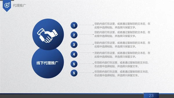商务蓝创业商业融资计划书通用PPT模板