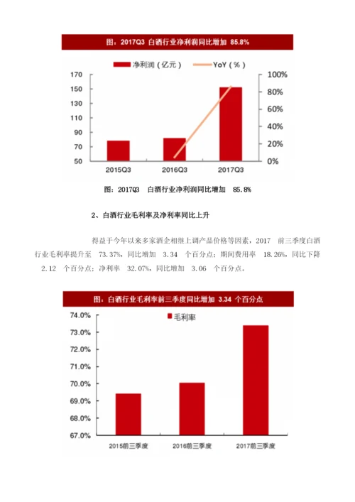 三季度中国白酒行业财务数据分析及价格走势预测.docx