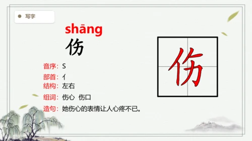 【2024秋季学期教材】语文二上24.  风娃娃   生字识记课件