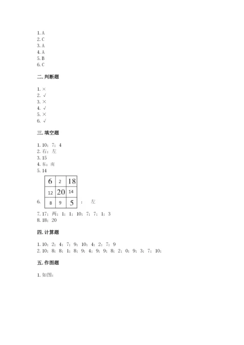 人教版一年级上册数学期末测试卷及答案（夺冠系列）.docx