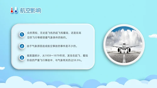 蓝色清新卡通儿童立体图标气象知识科普主题班会PPT世界气象日