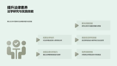 法学研究答辩指导PPT模板