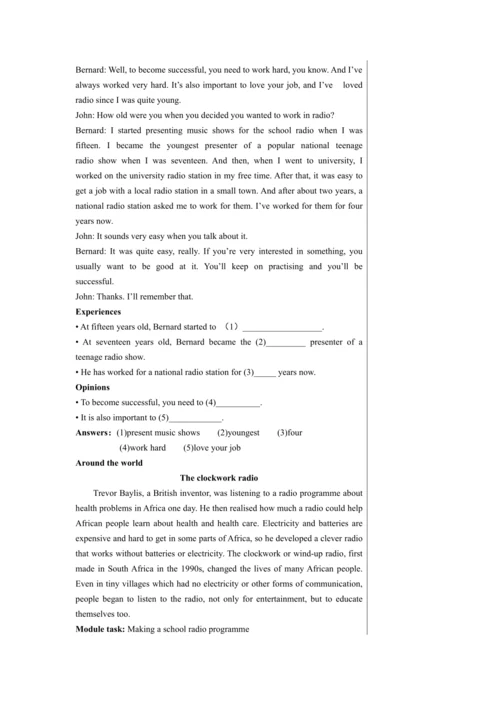 Module 10 Unit 3教学详案