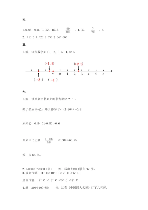 河北省【小升初】2023年小升初数学试卷（培优b卷）.docx