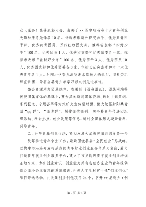 乡镇团委青年工作总结.docx
