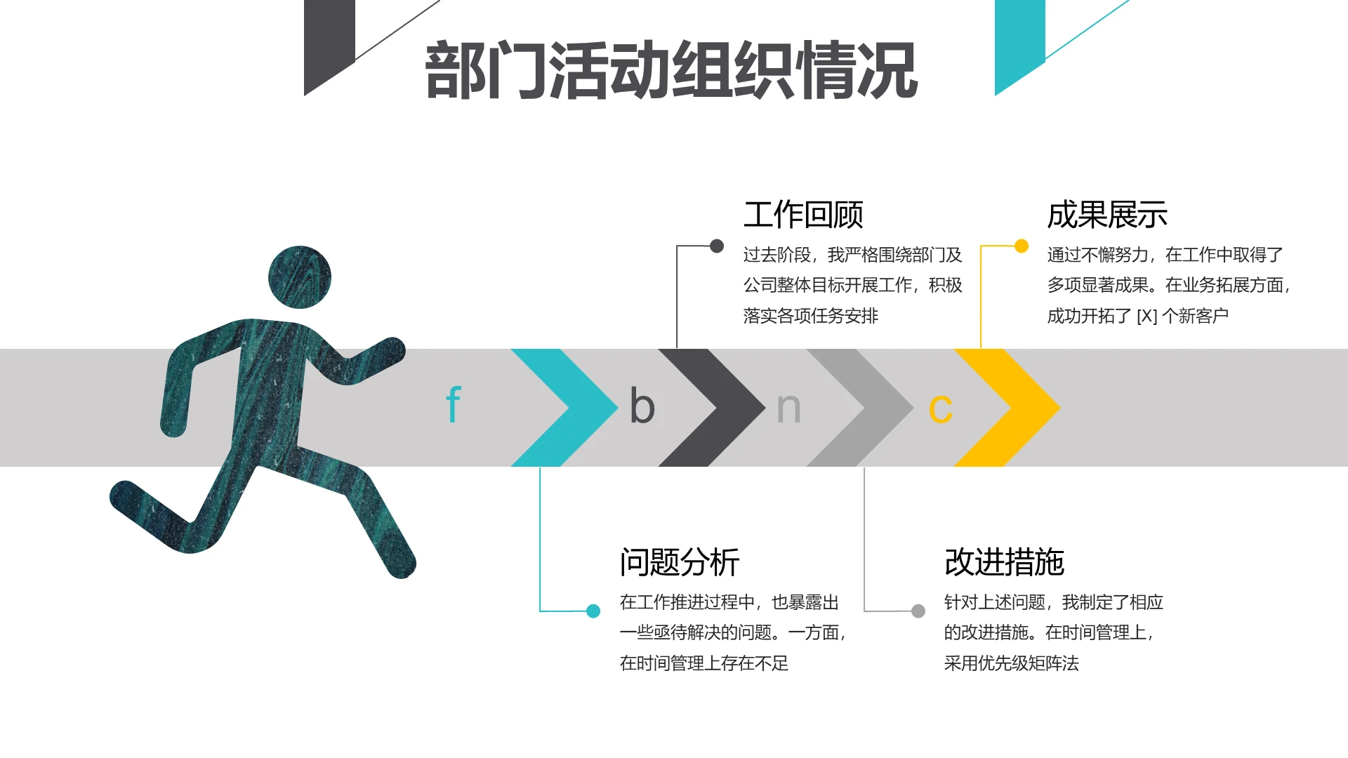 简约风含图片PPT层次结构