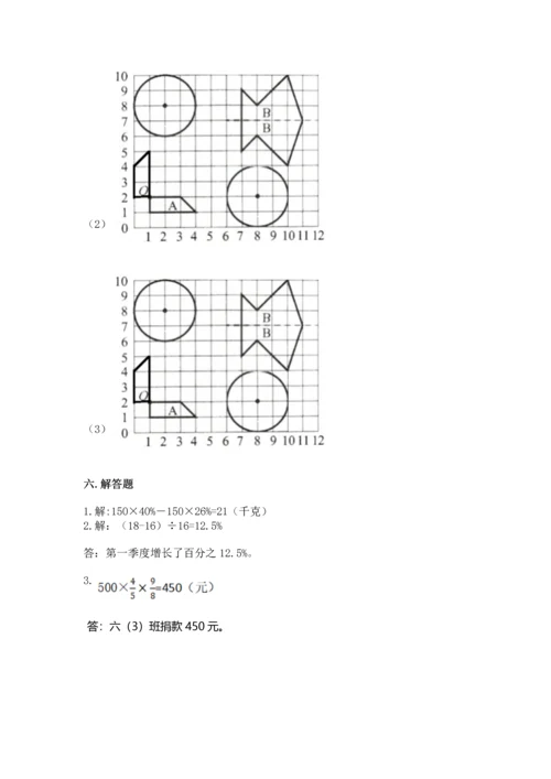 人教版六年级上册数学期末测试卷（培优b卷）.docx