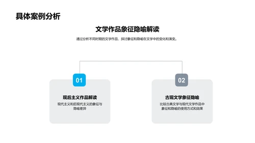 文学探究教学PPT模板