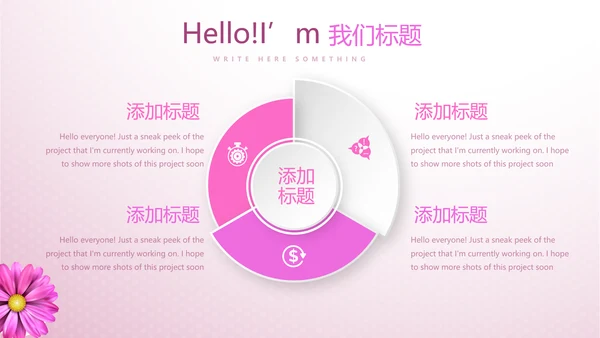 紫色小清新唯美关爱女性健康动态PPT模板