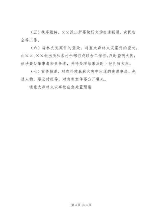 镇重大森林火灾事故应急处置预案 (5).docx