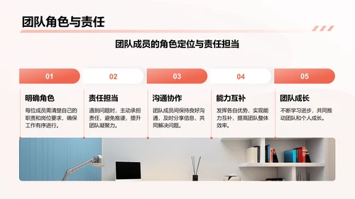 红色简约风通用行业员工商务培训PPT模板