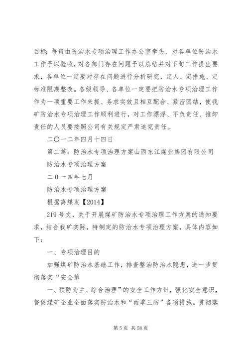 防治水专项治理工作方案.docx