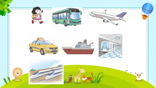 Unit 2 Ways to go to school Review  课件(共34张PPT)