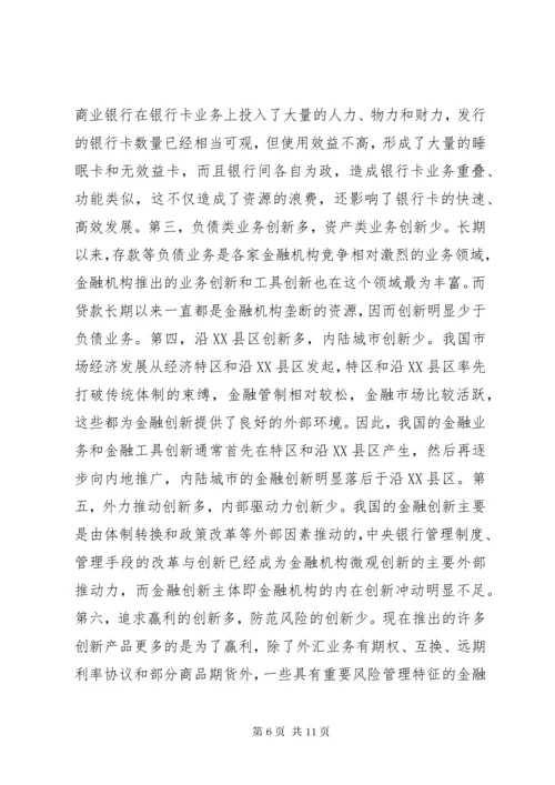 6我国金融创新现状.docx