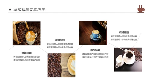 西餐厅休闲咖啡厅介绍咖啡介绍PPT模板