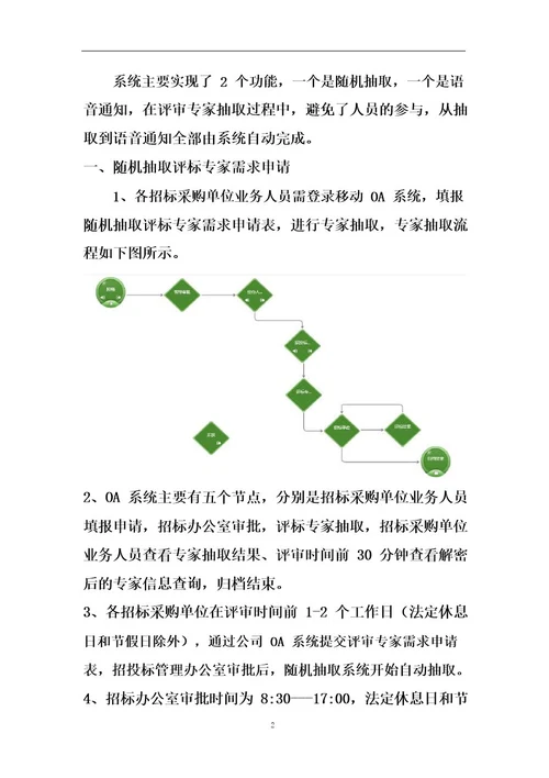 评审专家随机抽取与语音通知系统