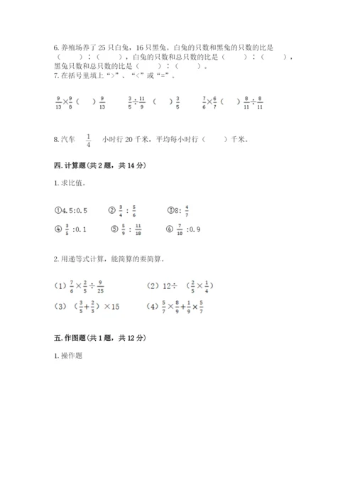 小学数学六年级上册期末测试卷附完整答案（有一套）.docx