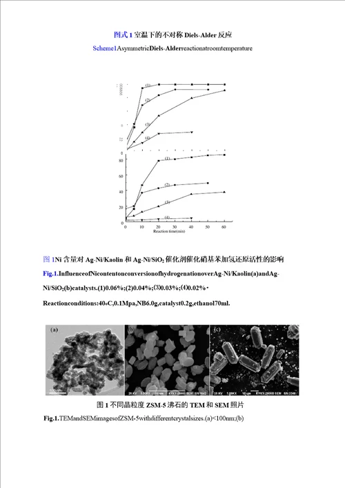 催化学报格式