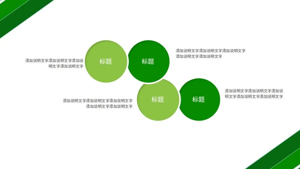 绿色简约几何形状教学教育培训PPT模板