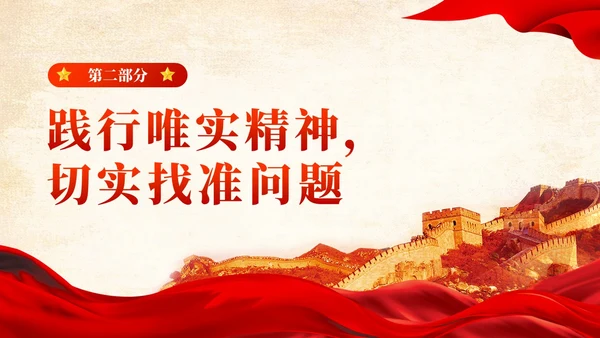 红色党建提高新时代调查研究能力党课PPT