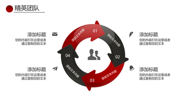 欧美大气红色企业宣传公司简介PPT模板