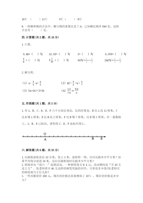 冀教版小升初数学模拟试卷附答案【黄金题型】.docx