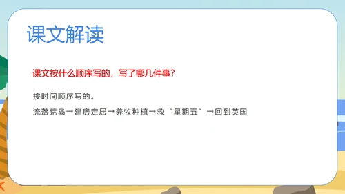 语文《鲁滨孙漂流记》教学课件PPT模板