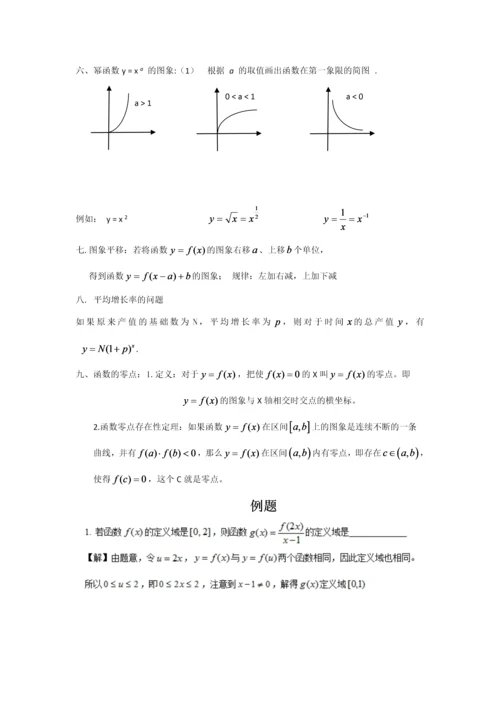 高一数学经典例题及解法.docx