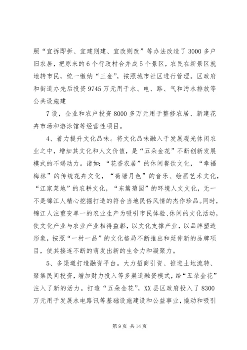 成都观光休闲农业的感悟与启示(改2).docx