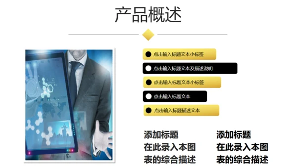 大气商业融资创业计划书商务通用PPT模板