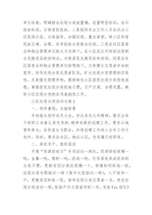 小区垃圾分类活动方案.docx