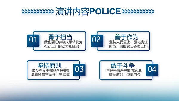 信念坚定对党忠诚公安警察动态PPT
