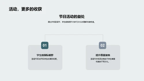 圣诞节下的多元文化