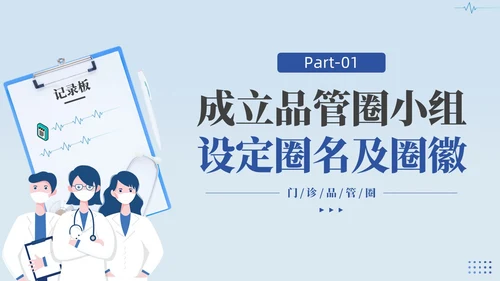 蓝色提高门诊预约率提高门诊治疗患者健康教育满意度品管圈品管圈医疗质量管理品管圈