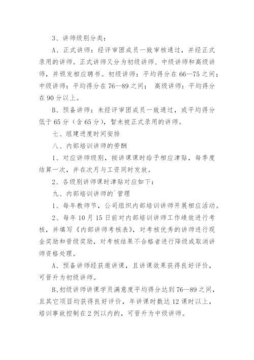 《内部讲师》培训方案.docx