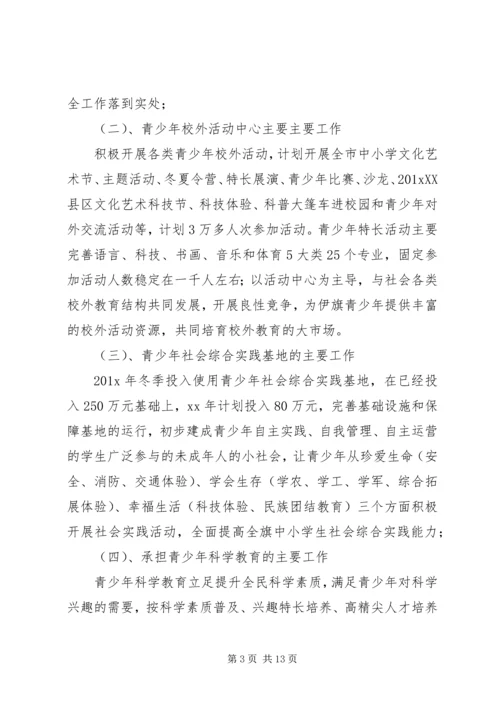 校外教育工作计划及打算.docx