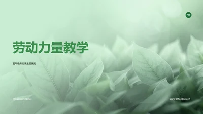 劳动力量教学