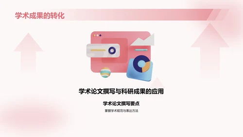 红色3D风大学生专业课汇报PPT模板