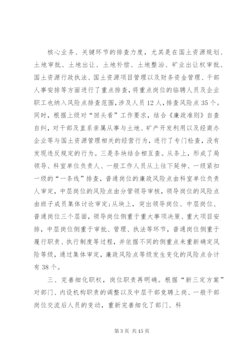 廉洁风险防控自查报告.docx