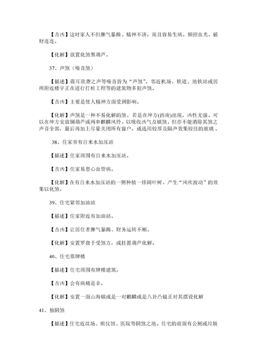 180类住宅风水犯煞化解之法.docx