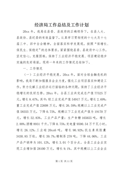 经济局工作总结及工作计划.docx