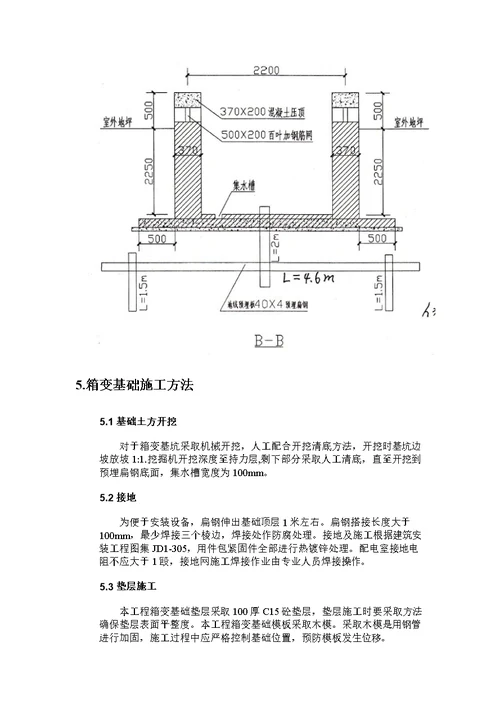 2021年箱变统一综合施工专题方案