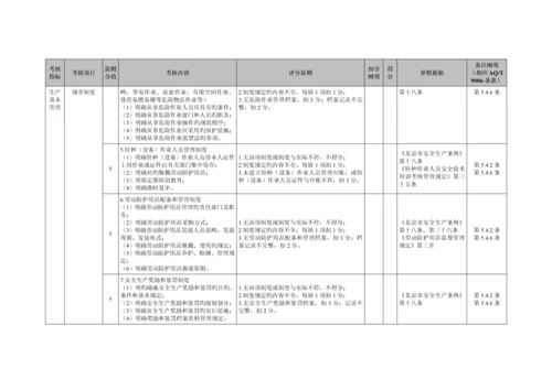 北京市综合楼宇物业管理单位安全生产重点标准化评定重点标准.docx