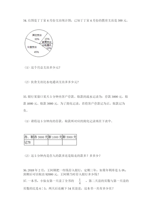 小升初数学应用题50道可打印.docx